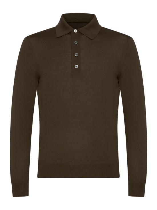 25FW 톰포드 긴팔 티셔츠 KPL003YMW103 IG206 BROWN