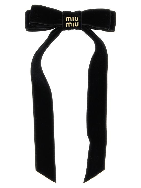 26SS 미우미우 헤어 액세서리 5IF284068F0002 Black