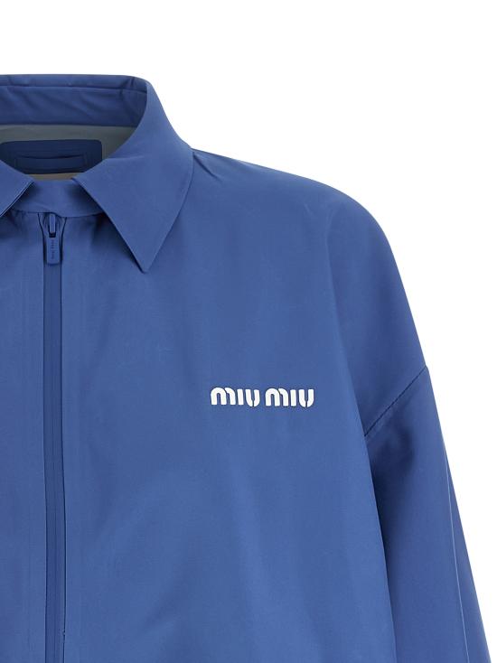 26SS 미우미우 자켓 ML1373SOOO1V94F0237 Light Blue - MIU MIU