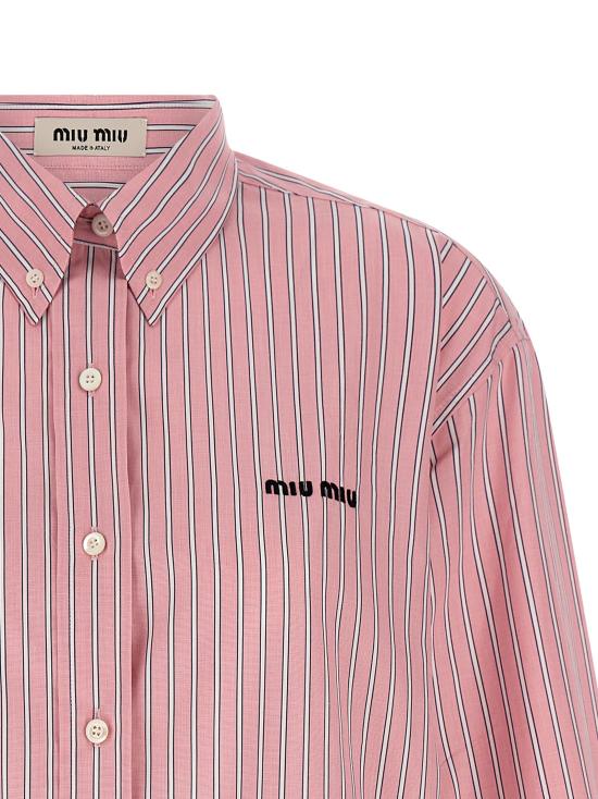 26SS 미우미우 셔츠 MK2007SOOO180UF0028 Pink - MIU MIU