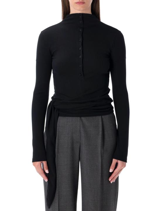 25FW 로우클래식 반팔 티셔츠 LW253TS04BK 0015 BLACK