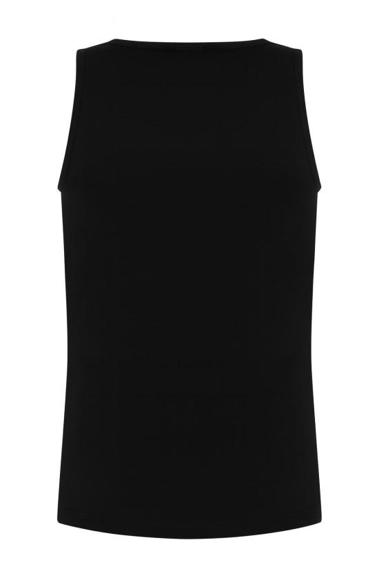 25FW 에르메네질도제냐 민소매 티셔츠 N3D001860 001 BLACK - ERMENEGILDO ZEGNA