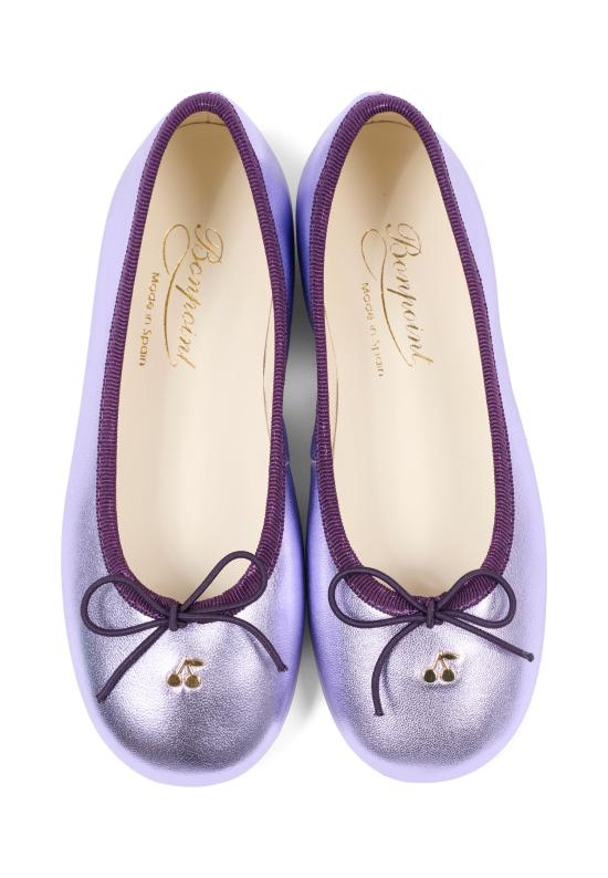 26SS [키즈] 봉쁘앙 플랫 슈즈 C06GSOL00001 057A LILAC - BONPOINT