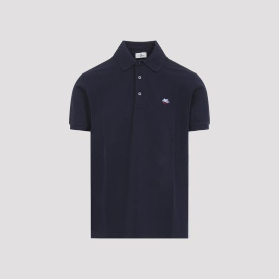 26SS 에트로 폴로 티셔츠 MRMD0005 AU135 B0065 BLUE - ETRO