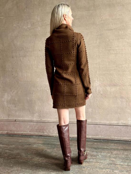  게스트 인 레지던스 숏 원피스 팝콘 폴로 드레스 밤색 - GUEST IN RESIDENCE