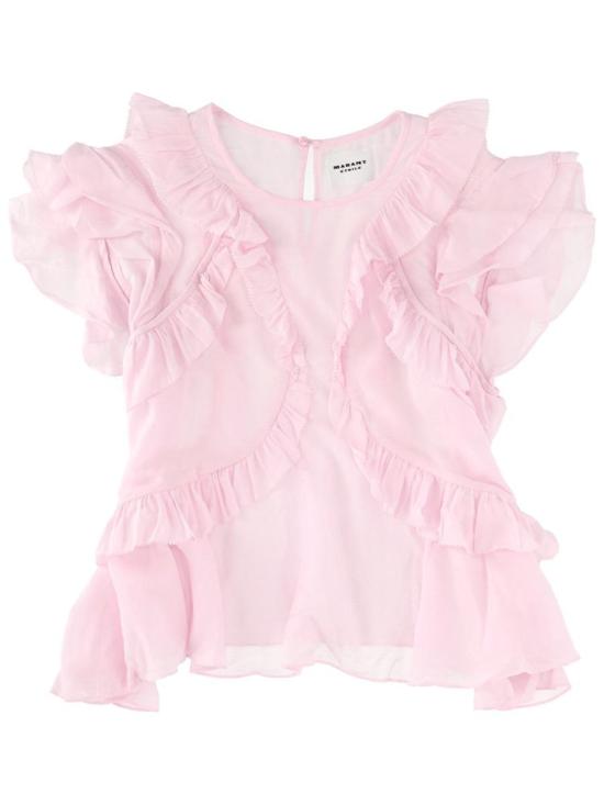 26SS 이자벨마랑에뚜왈 블라우스 HT0828FA B3J04E40LK PINK