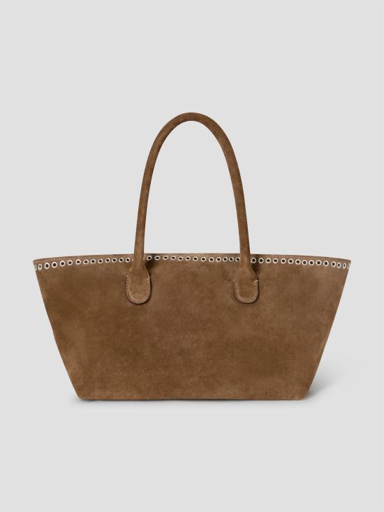  기마구아스 숄더백 CAPAZO BAG SUEDE BROWN DOM