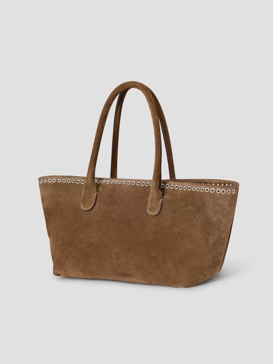  기마구아스 숄더백 CAPAZO BAG SUEDE BROWN DOM - GIMAGUAS