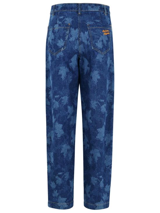 24FW 메종키츠네 데님 팬츠 NW01116WW50230039 Blue - MAISON KITSUNE