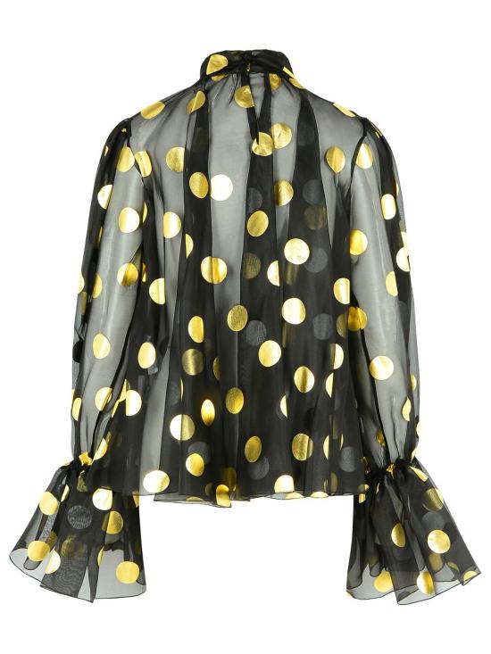 24FW 돌체앤가바나 블라우스 F7AI9T HS100HNLM0 Black - DOLCE & GABBANA