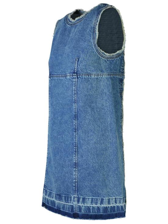 24FW 모스키노 숏 원피스 A0401 82211282 Blue - MOSCHINO