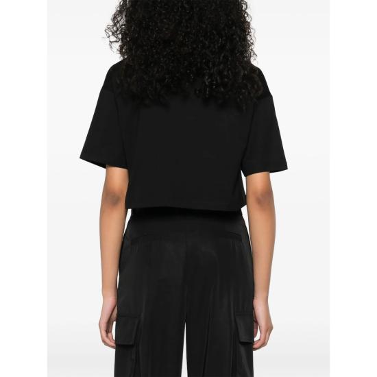 26SS 발망 반팔 티셔츠 GF1EE145 BD41 EAB BLACK WHITE - BALMAIN