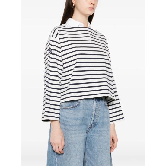 26SS 랄프 로렌 스웨터 211959103004 NAWWH WHITE BLUE - RALPH LAUREN