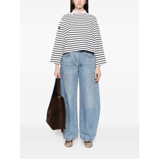 26SS 랄프 로렌 니트웨어 211959103004 NAWWH WHITE BLUE - RALPH LAUREN