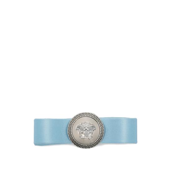 26SS 베르사체 헤어 액세서리 1A16336 1012256 1VH40 BLUE SILVER