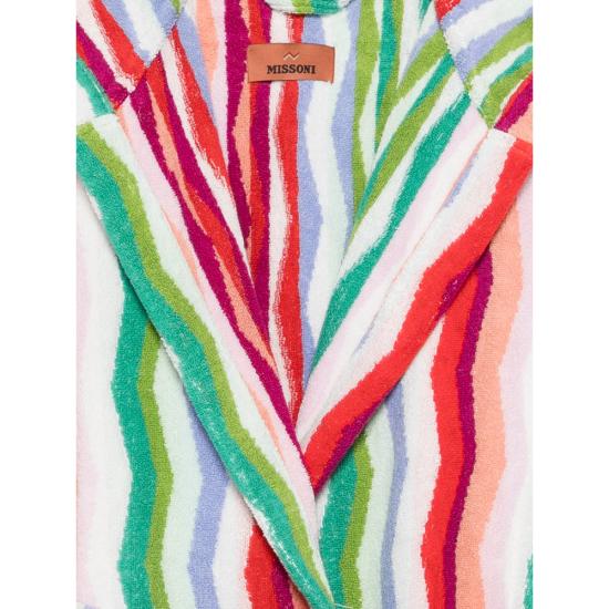 26SS 미쏘니 홈 가죽소품 1F3AC99100 100 WHITE RED - MISSONI HOME