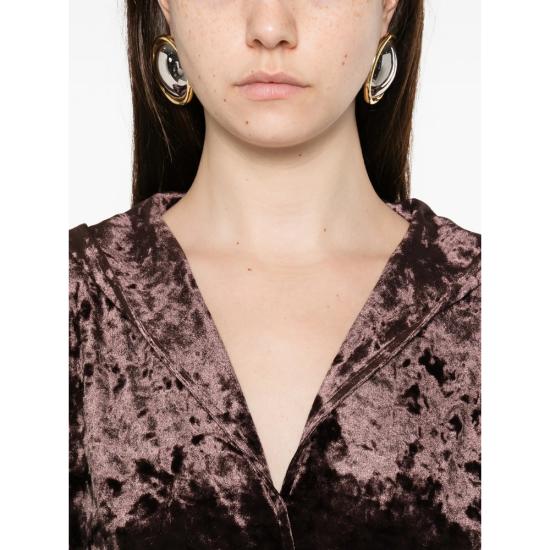 26SS 바쉬 바디수트 티셔츠 LAIA EBENE BROWN - BA&SH