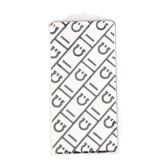 26SS 살바토레 페라가모 브로치 770397 0790991 PLDNA SILVER BLUE