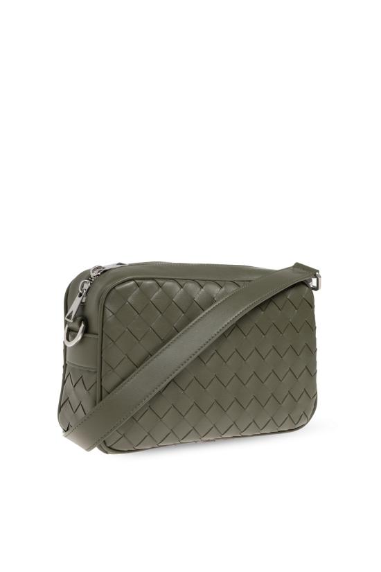 26SS 보테가베네타 인트레치아토 스몰 카메라백 755923V2HL13248 Green - BOTTEGA VENETA
