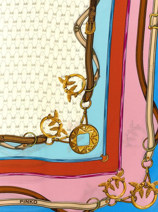 26SS 핑코 머플러/스카프 106656A39NEN0 Multicolor - PINKO