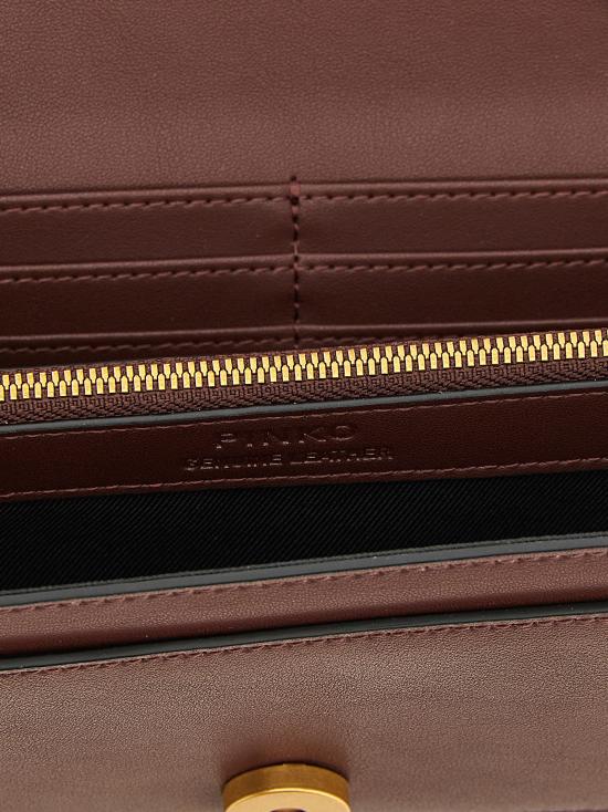 26SS 핑코 명함지갑 100062A0F1R49Q Bordeaux - PINKO