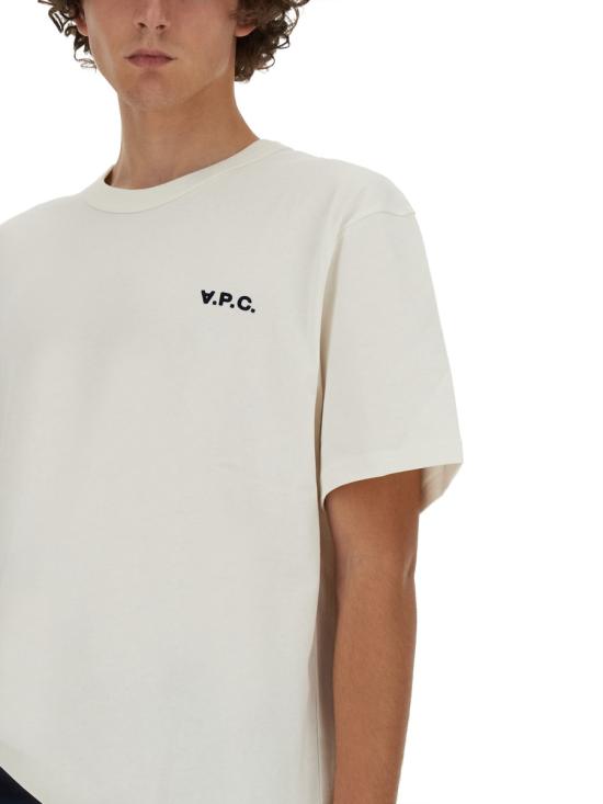 26FW 아페쎄 반팔 티셔츠 COHBQ H26391 TAE WHITE - A.P.C.