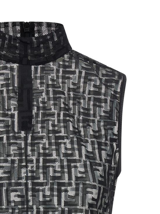 26SS 펜디 이브닝 티셔츠 FS9763AW8KF0GME Black - FENDI