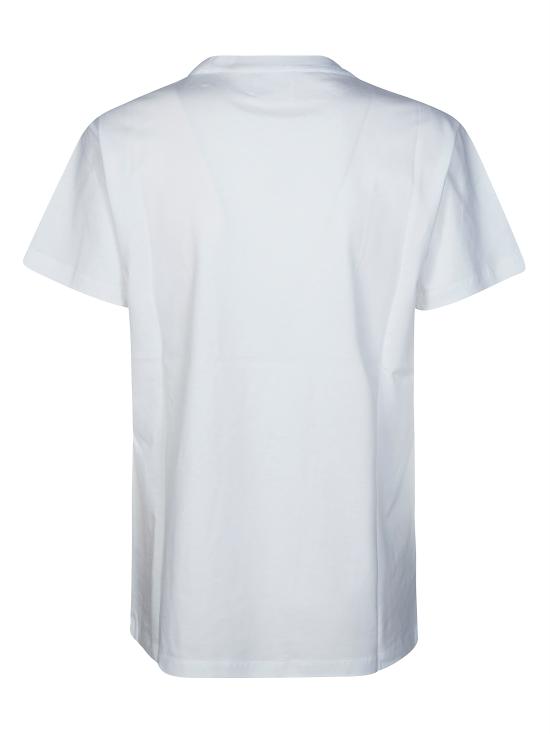 26SS 이자벨마랑에뚜왈 애비 로고 코튼 티셔츠 TS0070FAA1N98E 20WH - ISABEL MARANT ETOILE
