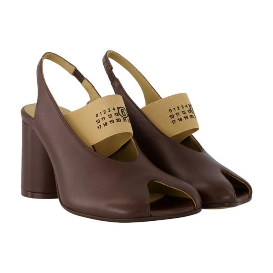 26SS MM6 메종마르지엘라 플랫 슈즈 S59WP0213 P3628 T2259 brown - MM6 MAISON MARGIELA