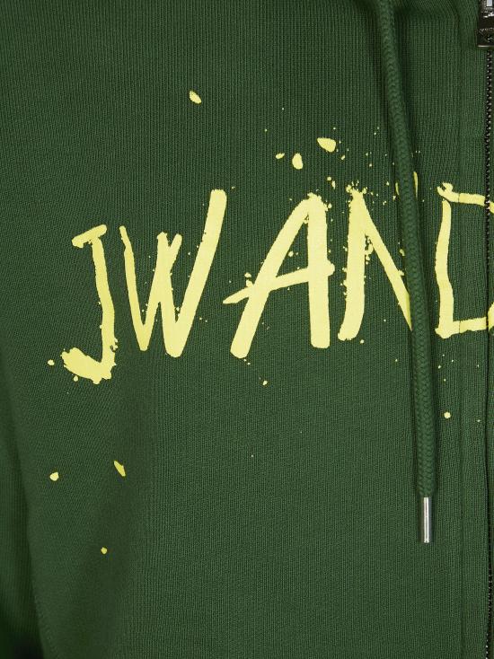 26SS JW앤더슨 후드 티셔츠 JW0273PG1901 500 VERDE - JW ANDERSON