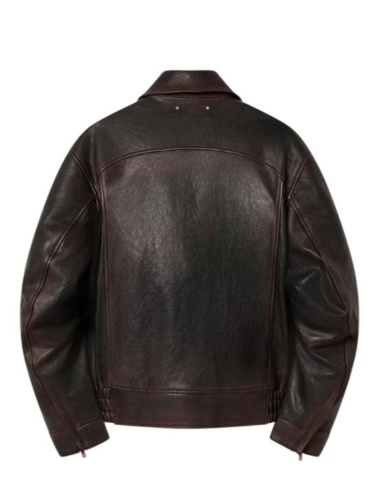 26SS 골든구스 나파 레더 보머 자켓 GMP02531P002301 40249 - GOLDEN GOOSE