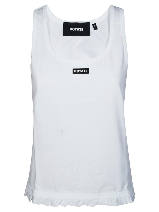 26SS 로테이트 민소매 티셔츠 115281400 BIANCO