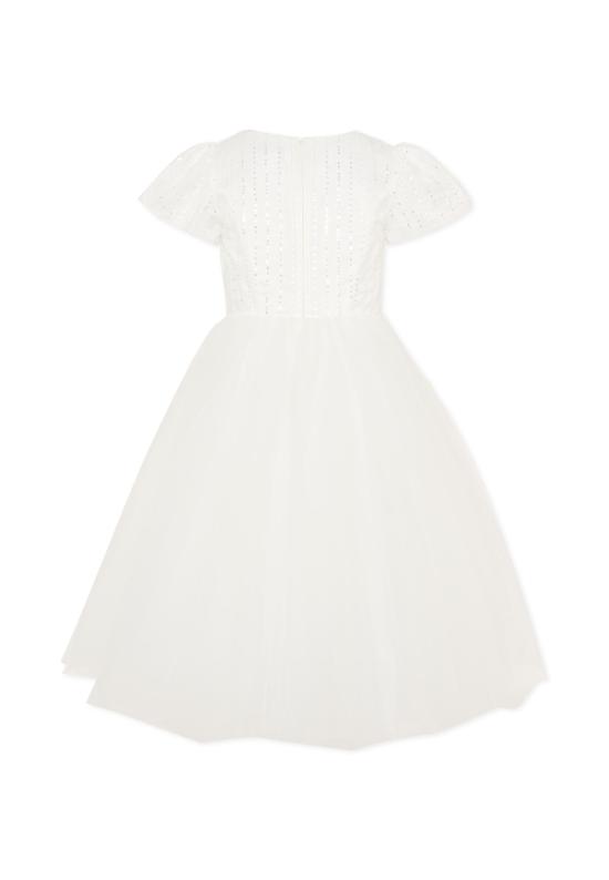 26SS [키즈] 모나리자 원피스 79G914 7743 0163 WHITE - MONNALISA