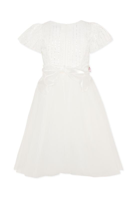 26SS [키즈] 모나리자 원피스 79G914 7743 0163 WHITE - MONNALISA