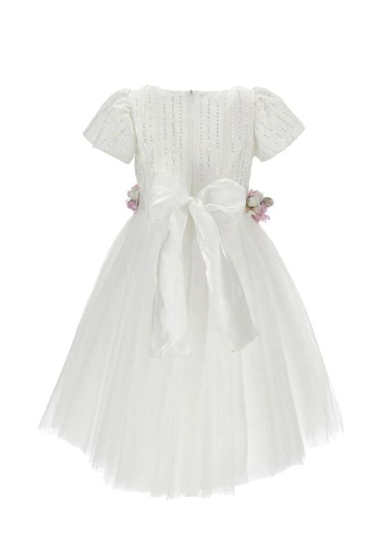 26SS [키즈] 모나리자 원피스 79G914 7743 0163 WHITE - MONNALISA