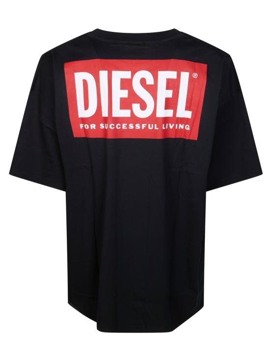 26SS 디젤 반팔 티셔츠 A200360EPCA 9XX NERO - DIESEL