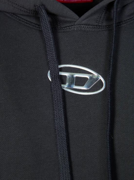 26SS 디젤 후드 티셔츠 A204470BKBW 900 NERO - DIESEL