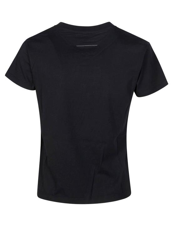 26SS MM6 메종마르지엘라 반팔 티셔츠 S52GC0327M20170 900 NERO - MM6 MAISON MARGIELA