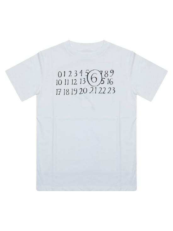 26SS [키즈] MM6 메종마르지엘라 티셔츠 M61020 MM02Y M6100