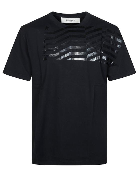 26SS 골든구스 반팔 티셔츠 GUP01220P002370 90100 NERO