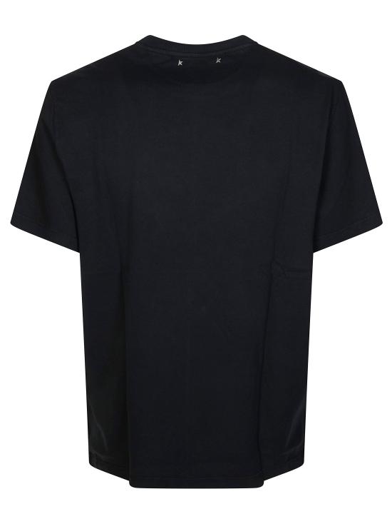 26SS 골든구스 반팔 티셔츠 GUP01220P002370 90100 NERO - GOLDEN GOOSE