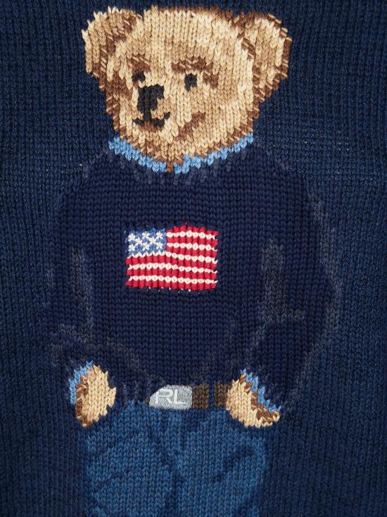 26SS 폴로 랄프로렌 베어 코튼&린넨 니트 스웨터 211927070001 NAVYMULTI BLU - POLO RALPH LAUREN