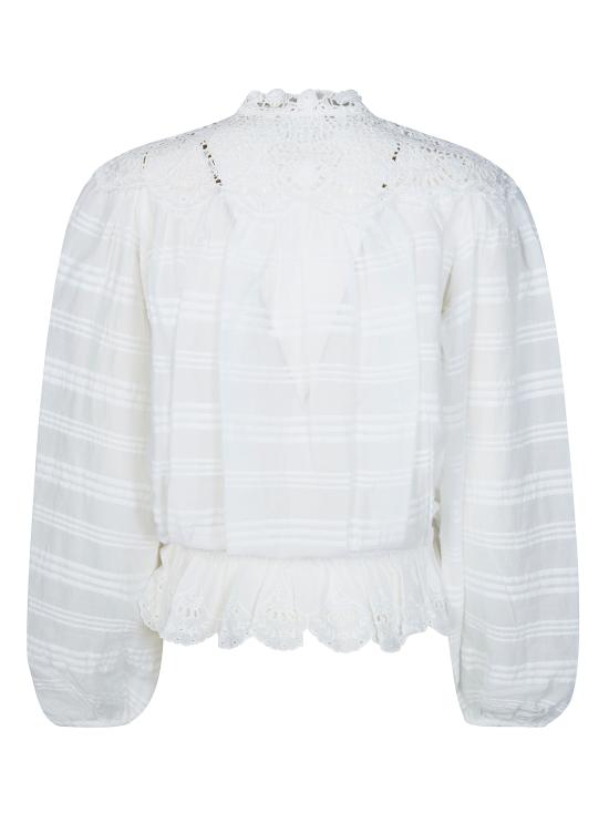 26SS 이자벨마랑에뚜왈 블라우스 HT0767FAD1J05E 20WH BIANCO - ISABEL MARANT ETOILE