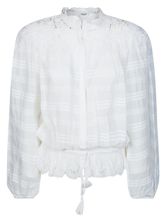 26SS 이자벨마랑에뚜왈 블라우스 HT0767FAD1J05E 20WH BIANCO