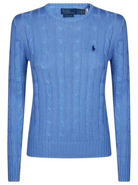 26SS 폴로 랄프로렌 폴로 자수 케이블 니트 스웨터 211971869009 NEWLITCHFIELDBLUE AZZURRO