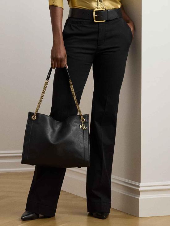 26FW 랄프 로렌 라지 쇼퍼백 431969352002 BLACK - RALPH LAUREN