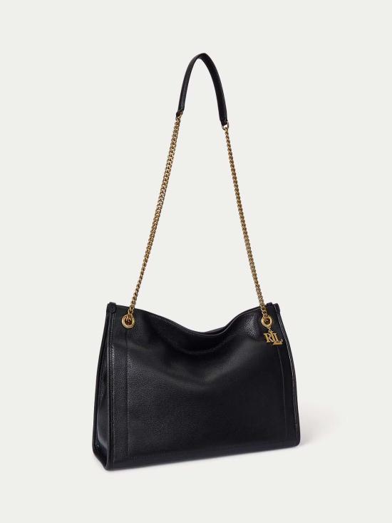 26FW 랄프 로렌 라지 쇼퍼백 431969352002 BLACK - RALPH LAUREN