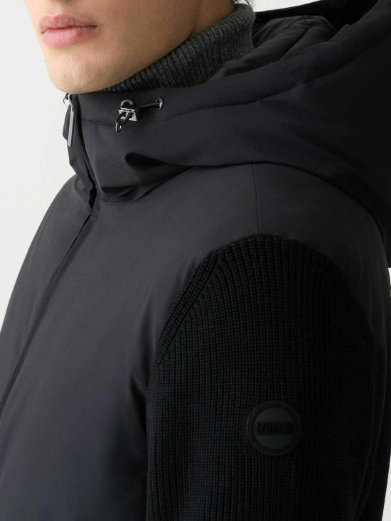  콜마르 니트 슬리브 패딩 자켓 니트 슬리브  자켓 11508ZR99 Black - COLMAR