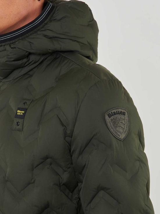 26FW 블라우어 패딩 UC03233007308678TB Green - BLAUER