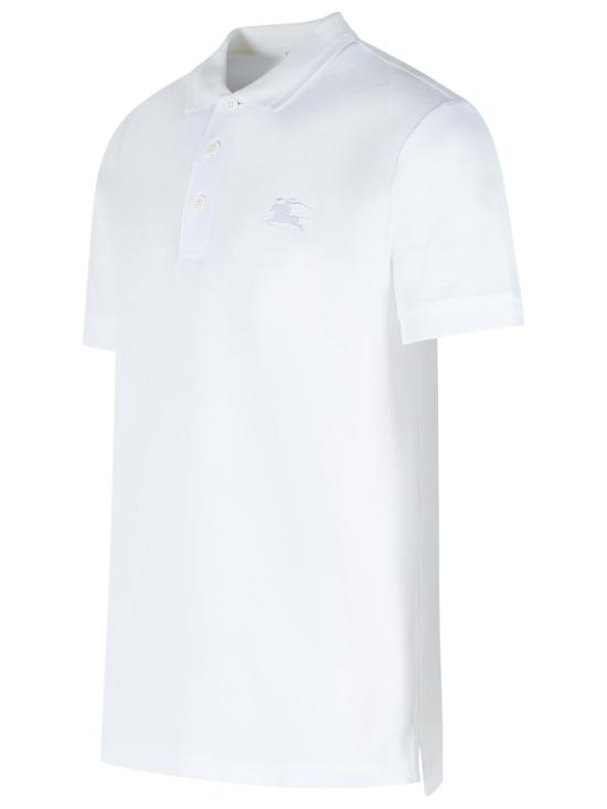 26SS 버버리 코튼 폴로 티셔츠 8099166A1464 White - BURBERRY